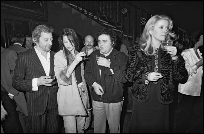 Jane Birkin et Serge Gainsbourg, Jacques Villeret et Catherine Deneuve en 1980.