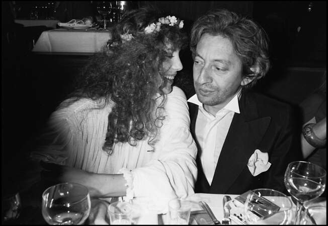 Serge Gainsbourg et Jane Birkin chez Raspoutine en 1978.