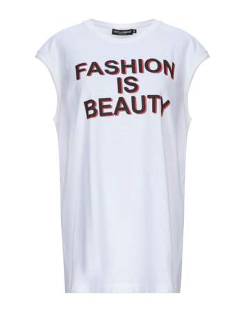 Tee-shirt en coton, 137 € Dolce & Gabbana by yoox 