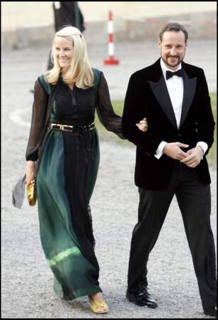 Haakon et Mette Marit de Norvège au 60ème anniversaire du roi Carl Gustav de Suède
