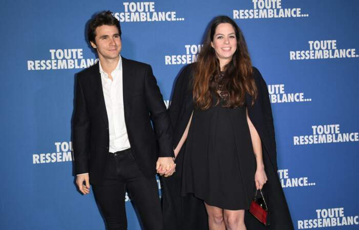 Anouchka Delon et son compagnon Julien Dereims à l'avant-première du film "Toute ressemblance..." à Paris, le 25 novembre 2019