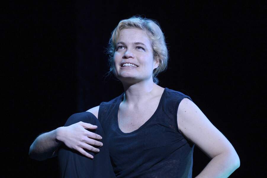 Sarah Biasini au Théâtre 14 à Paris le 3 mars 2014
