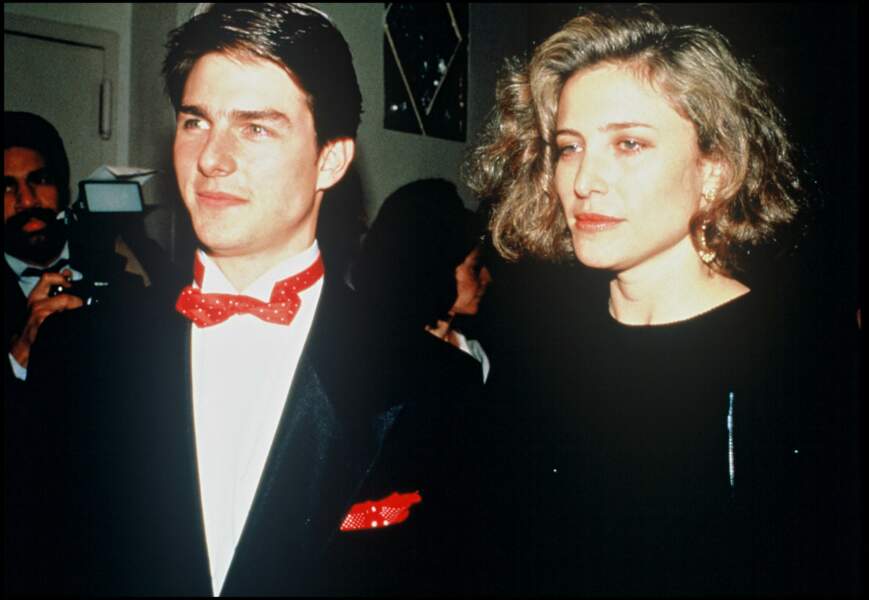 Tom Cruise et Mimi Rogers, en octobre 1987