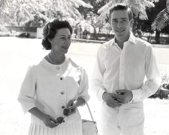 Antony Armstrong-Jones, Lord Snowdon et la princesse Margaret à Antigua en 1962.