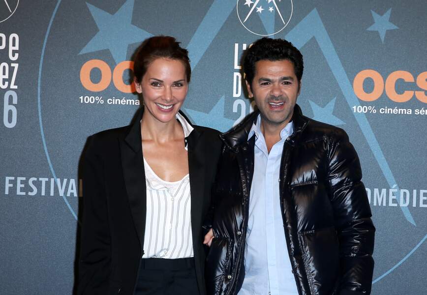 Mélissa Theuriau et Jamel Debbouze s'affichent ensemble lors de la cérémonie de clôture du 19ème Festival International du film de Comédie de l'Alpe d'Huez, en janvier 2016.