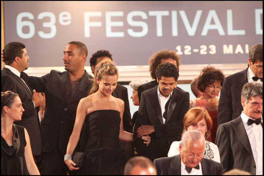 Jamel Debbouze et Mélissa Theuriau, lors du 63ème Festival de Cannes, en 2010.