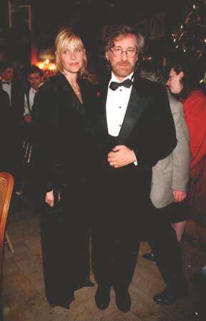 Steven Spielberg et sa femme Kate Capshaw, aux César en 1995