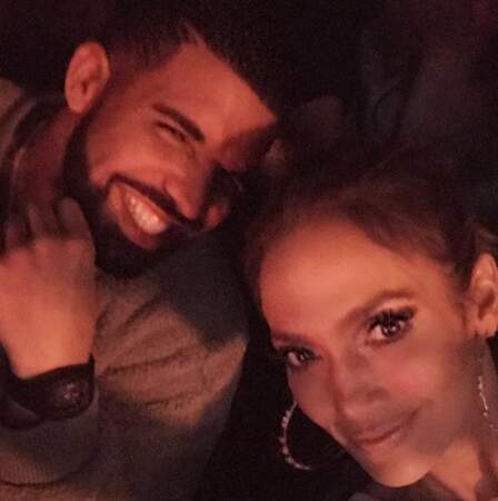 Drake et Jennifer Lopez sur Instagram en décembre 2016