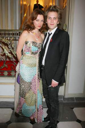 Florian Zeller et Marine Delterme lors d'une soirée pour le Sidaction à Paris en janvier 2006