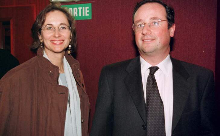 Ségolène Royal et François Hollande au Théâtre, à Paris, le 22 janvier 1999