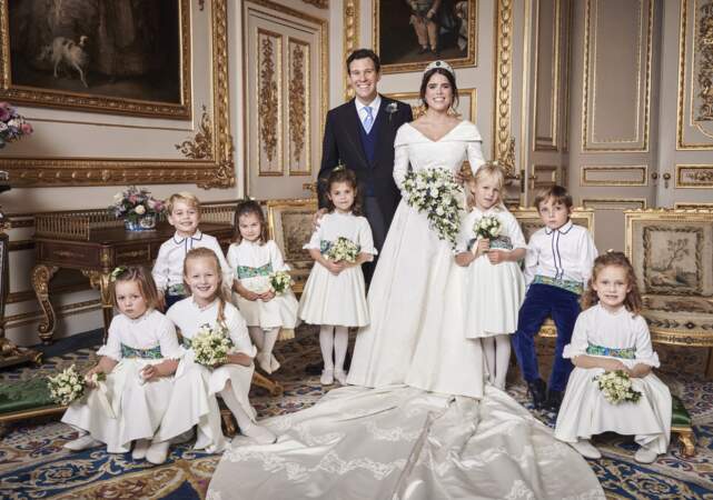 Jack Brooksbank et sa femme la princesse Eugénie d'York en octobre 2018.