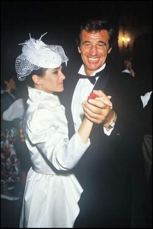 Jean-Paul Belmondo au mariage de sa fille Patricia Belmondo le 3 mai 1986