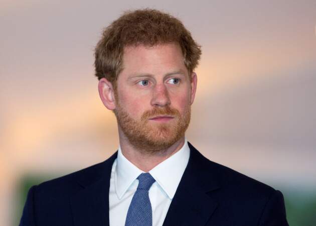 Le prince Harry, au palais Kensington à Londres, le 4 avril 2017
