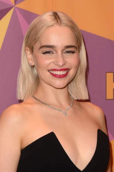 Emilia Clarke devient blonde comme son personnage de Khalessi dans Game of Thrones, en 2018.
