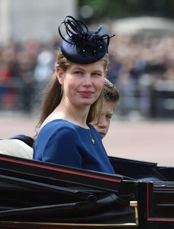 Lady Louise Mountbatten-Windsor, au palais de Buckingham, à Londres, le 8 juin 2019.