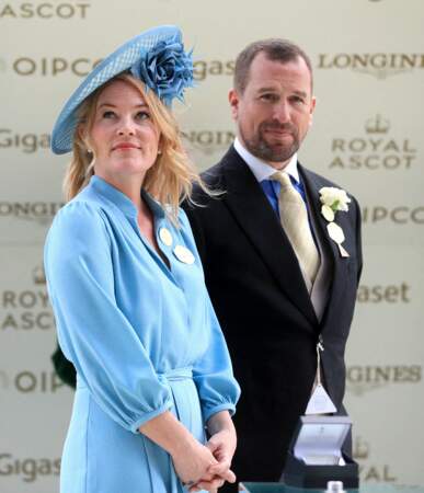Peter Phillips, avec son ex-épouse Autumn, à Ascot en juin 2019.