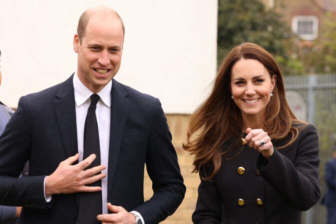 Le prince William et Kate Middleton retrouvent le sourire après les obsèques du prince Philip 