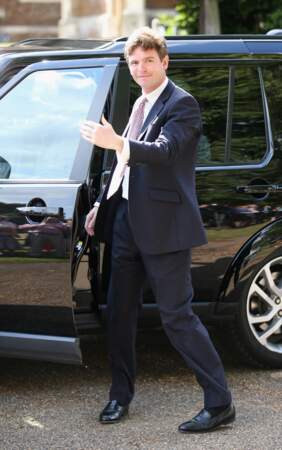 James Meade, à la sortie du baptême de la princesse Charlotte, le 5 juillet 2015