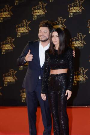 Kev Adams et Jenifer Bartoli - 20ème cérémonie des NRJ Music Awards au Palais des Festivals à Cannes. Le 10 novembre 2018