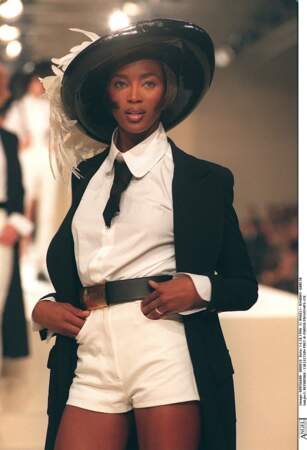 Naomi Campbell au défilé printemps-été 1997 Chanel