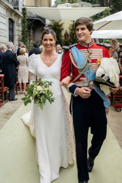 Just married ! Carlos Fitz-James Stuart et Belen Corsini se sont mariés à Madrid, le 24 mai 2021. 