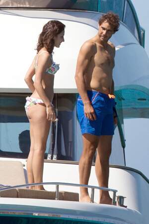 Rafael Nadal et Xisca Perello à Ibiza le 1er juin 2016