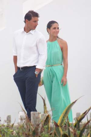 Rafael Nadal et Xisca Perello à Formentera, le 19 juillet 2014