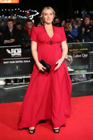 Kate Winslet en 2013 : rayonnante enceinte de son troisième enfant