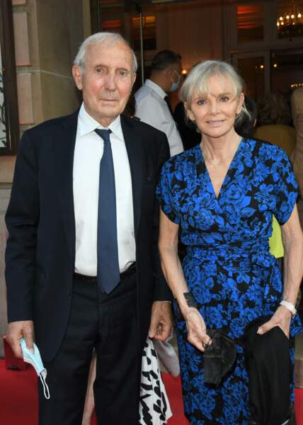 Elisabeth Guigou et Jean-Louis Guigou lors de la soirée de gala "Enfance Majuscule" à la salle Gaveau, à Paris, le 15 juin 2021.
