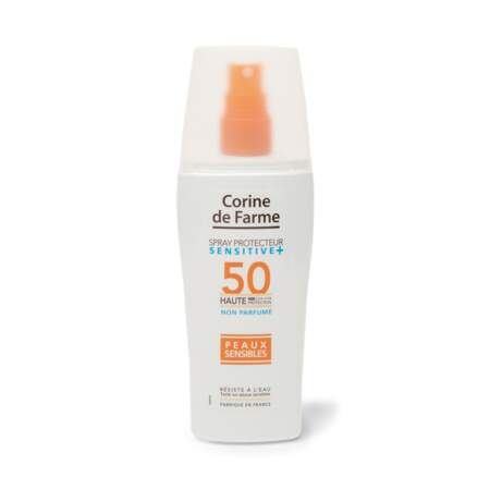 Spray Protecteur Sensitive + SPF 50, Corine de Farme, 11,90 €