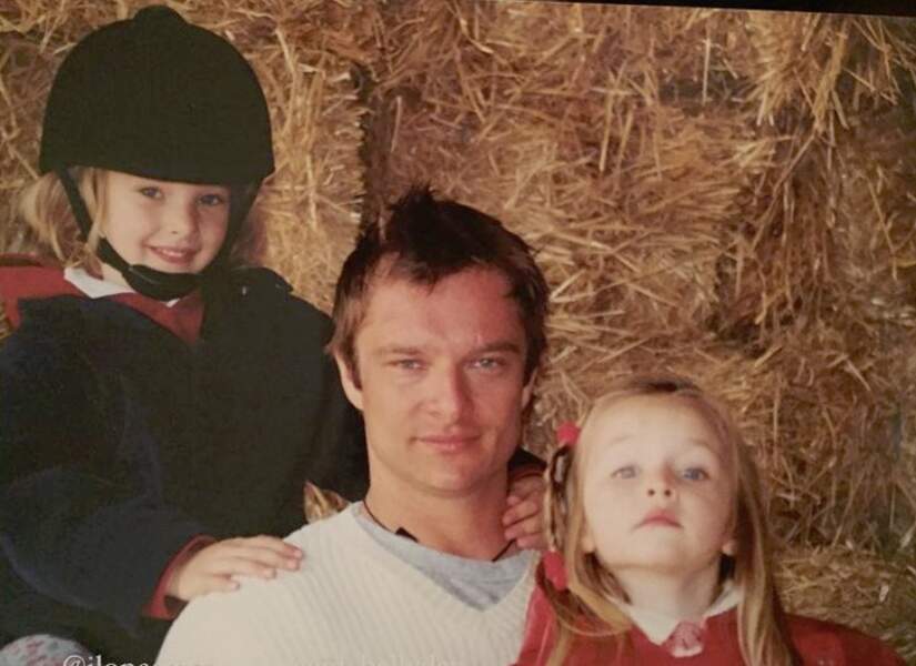 Emma Smet, la fille de David Hallyday a partagé en story Instagram une photo de son enfance aux côtés de son père pour l'occasion.