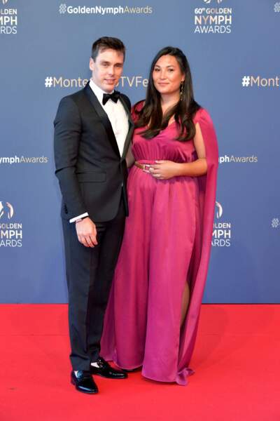 Louis et Marie Ducruet étaient tous les deux très élégants lors de cette 60ème édition du festival de télévision de Monte Carlo, ce mardi 22 juin 2021, à Monaco