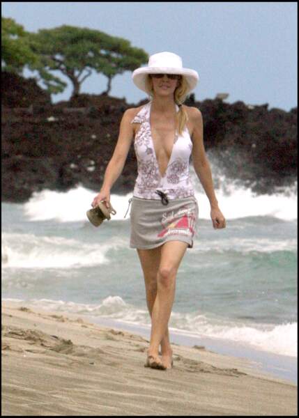 Heather Locklear en vacances à Hawai, le 20 juin 2006