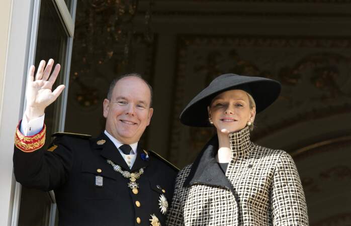 Le prince Albert II de Monaco et sa femme la princesse Charlene le 19 novembre 2018 à Monaco