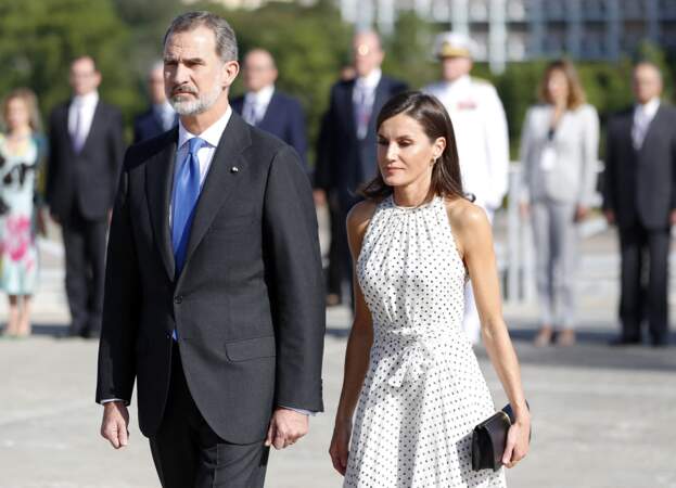 Le roi Felipe VI et la reine Letizia d'Espagne à Cuba le 12 novembre 2019