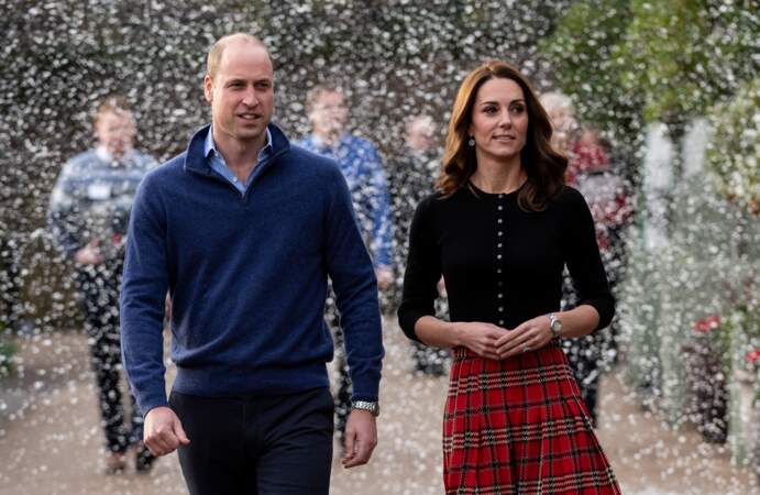 Le prince William et Kate Middleton le 4 décembre 2018 à Londres