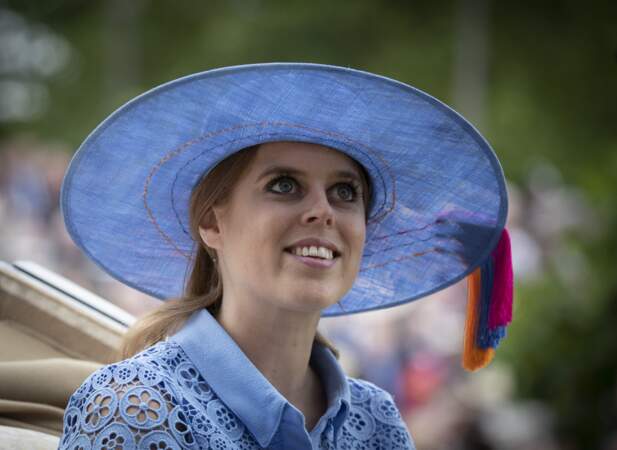 La princesse Beatrice d'York à d'Ascot, le 18 juin 2019.