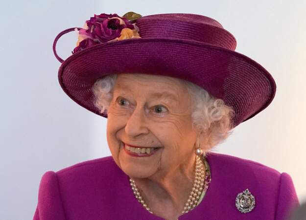 La reine Elizabeth II au château de Stirling en Écosse, le 29 juin 2021.