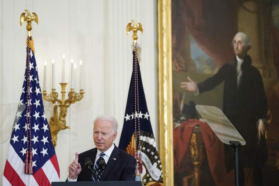 Joe Biden s'exprime au sein de la Maison-Blanche, le vendredi 2 juillet.