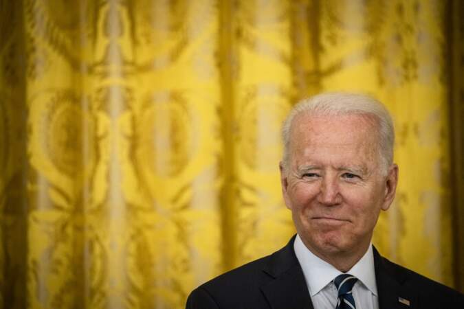Joe Biden ne cache pas son émotion lors de cette journée importante pour lui.