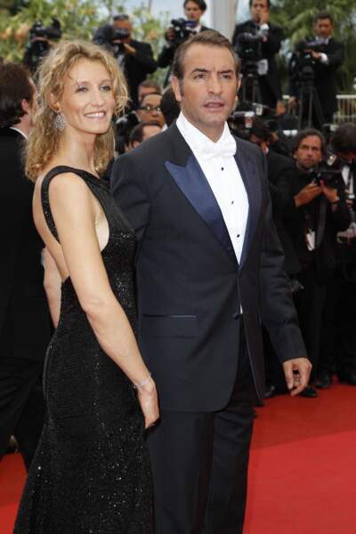 Jean Dujardin et Alexandra Lamy au Festival de Cannes en 2011.