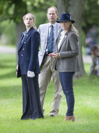 Une sortie en famille pour le comte et de la comtesse de Wessex au  Royal Windsor Horse Show ce samedi 3 juillet.