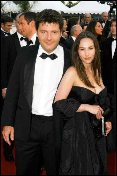 Vanessa Demouy et Philippe Lellouche au Festival de Cannes en 2005.