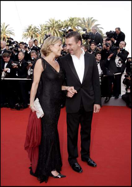 Claire Chazal et Philippe Torreton au Festival de Cannes en 2006.