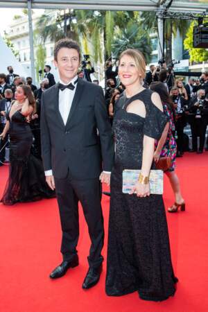 Benjamin Griveaux et sa femme Julia Minkowski étaient eux aussi présents pour la montée des marches du film "Annette" lors de la cérémonie d'ouverture du 74ème Festival International du Film de Cannes, le 6 juillet 2021