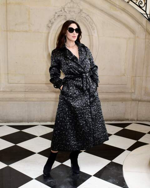Monica Bellucci au défilé Dior Haute Couture le 5 juillet 2021.