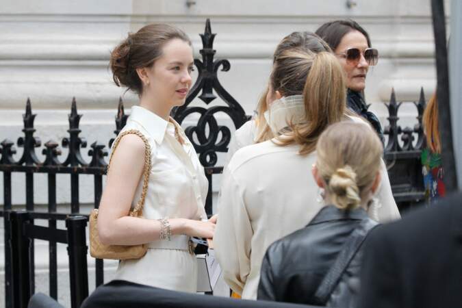 La princesse Alexandra de Hanovre au défilé Chanel Haute Couture au musée Galliera à Paris, le 6 juillet 2021. 