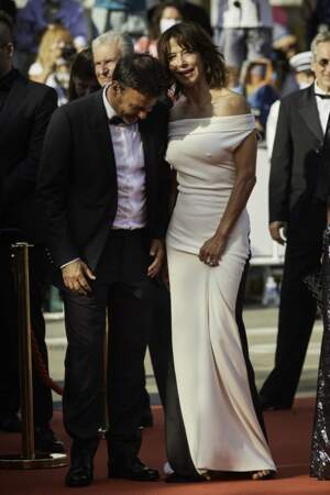 Sophie Marceau semblait ravie de faire son retour sur la Croisette, lors du 74ème Festival International du Film de Cannes, le 7 juillet 2021