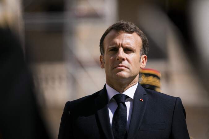 Emmanuel Macron, ce jeudi 8 juillet à Paris