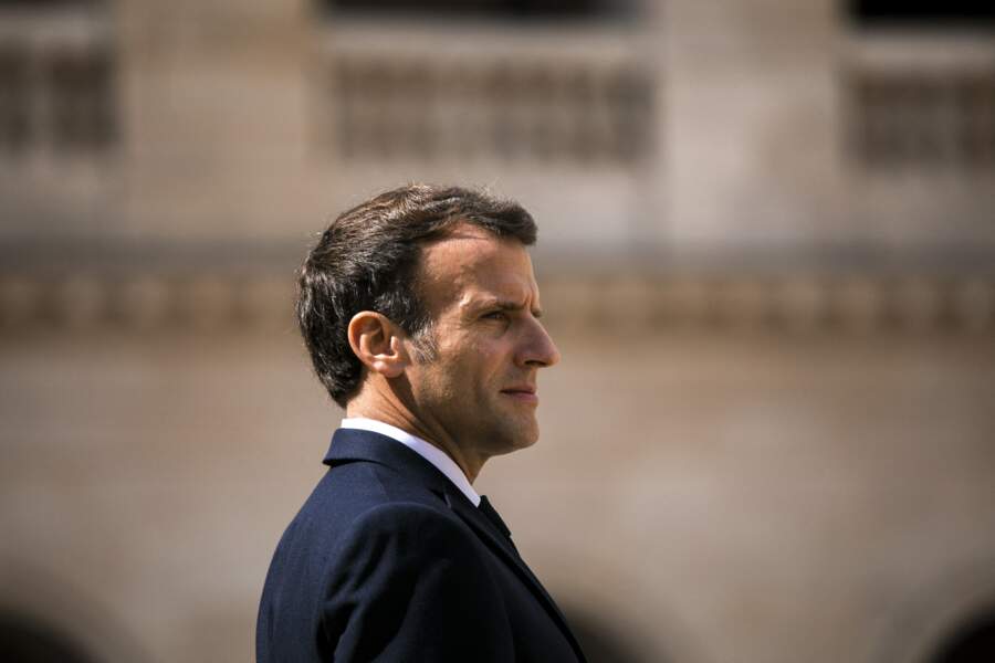 Emmanuel Macron à Paris ce jeudi 8 juillet 